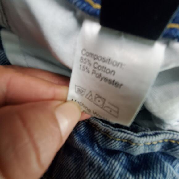 Shein Ripped Blue Jeans Size 4 - Picture 5 of 6